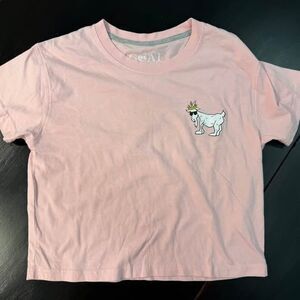 Goat USA women small crop top euc
